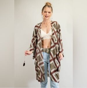 Easel NWTs Bohemian Kimono/CoverUp
